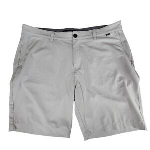 Travis Mathew Golf Shorts sz 40 Mens Gray Lightweight Performance Tech Stretch
